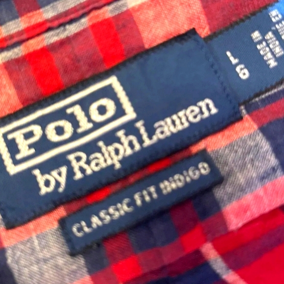 NWT Men's Ralph Lauren Polo Madras Classic-fit Popover Shirt - Picture 3 of 12
